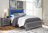 Lodanna Queen Panel Bed with Dresser in Gray from Ashley Furniture - Luna Furniture