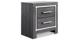 Lodanna Gray King/California King Panel Headboard, Dresser, Mirror and 2 Nightstands from Ashley - Luna Furniture