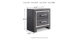 Lodanna Gray Nightstand from Ashley Furniture - Luna Furniture