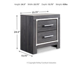 Lodanna Gray LED Upholstered Youth Panel Bedroom Set from Ashley Furniture - Luna Furniture