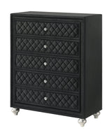 Cameo Black Chest from Crown Mark - Luna Furniture