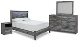 Baystorm Gray LED Youth Panel Bedroom Set from Ashley - Luna Furniture