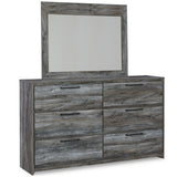Baystorm Gray LED Panel Bedroom Set from Ashley Furniture - Luna Furniture