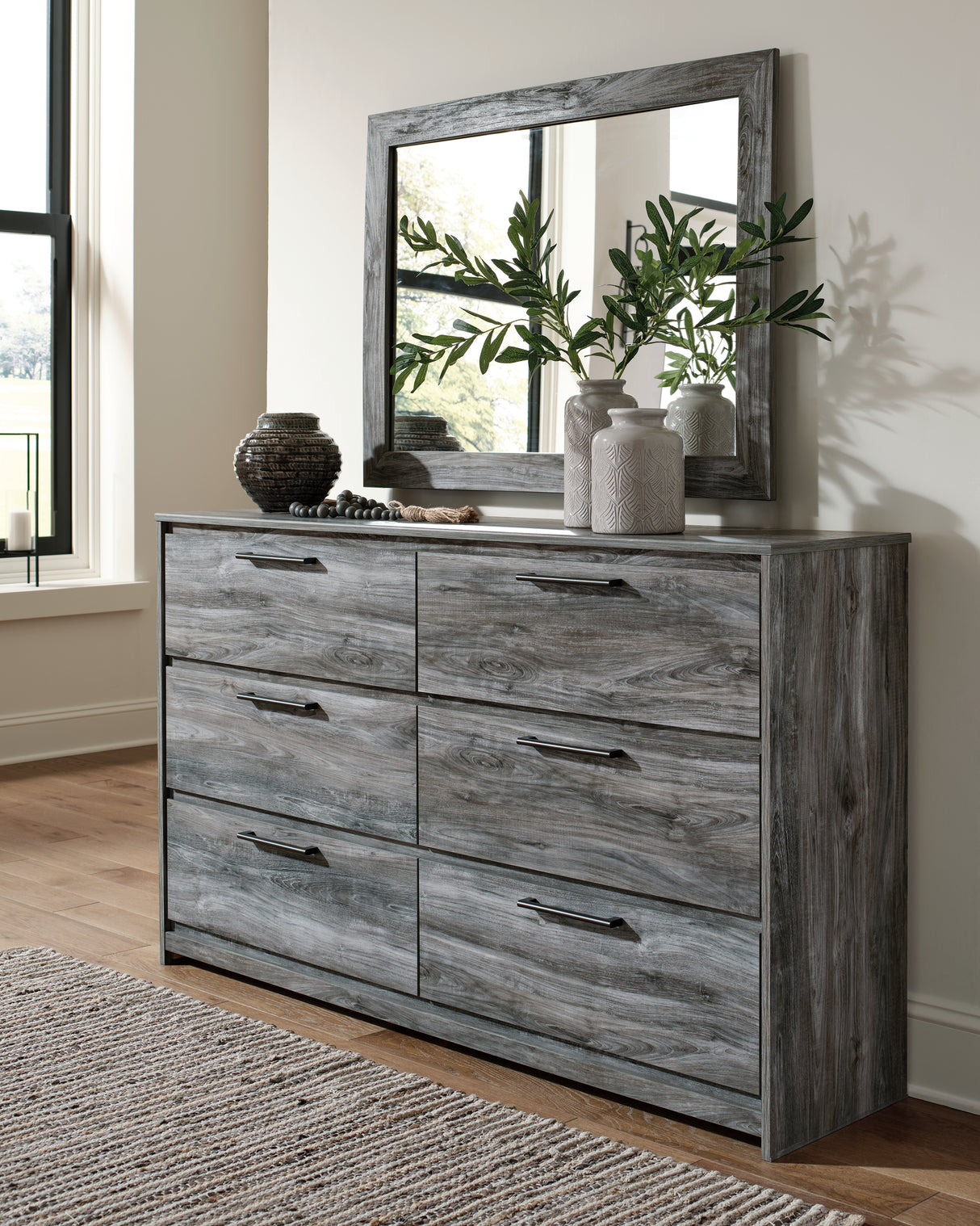 Baystorm Gray LED Storage Youth Platform Bedroom Set from Ashley Furniture - Luna Furniture