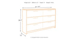 Baystorm Gray Dresser from Ashley Furniture - Luna Furniture