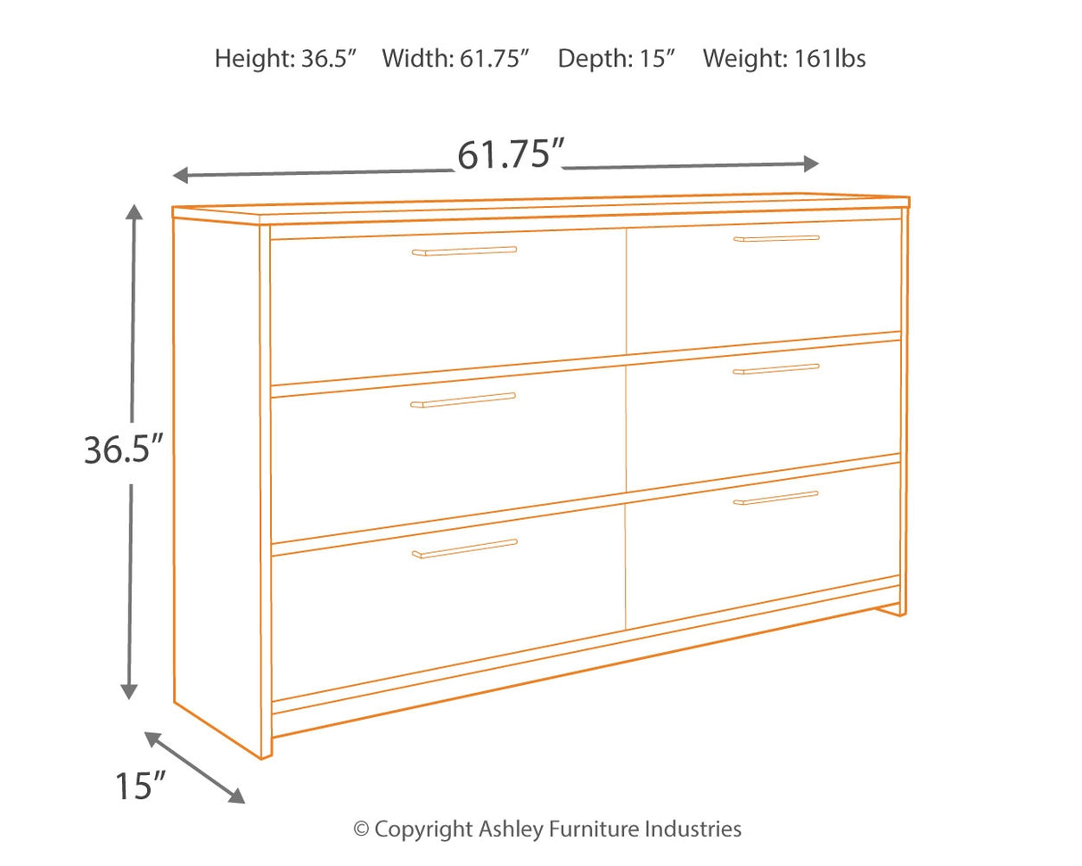 Baystorm Gray LED Storage Youth Platform Bedroom Set from Ashley Furniture - Luna Furniture