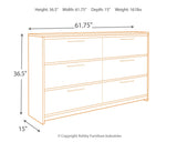 Baystorm Gray LED Storage Youth Platform Bedroom Set from Ashley Furniture - Luna Furniture