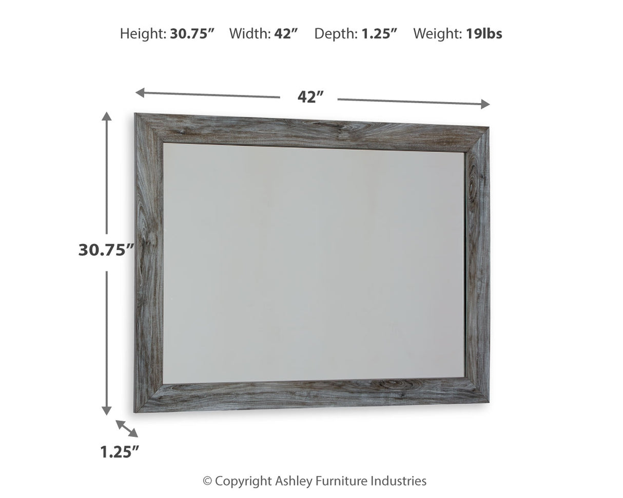 Baystorm Gray Bedroom Mirror (Mirror Only) from Ashley Furniture - Luna Furniture