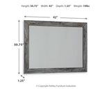 Baystorm Gray Bedroom Mirror (Mirror Only) from Ashley Furniture - Luna Furniture