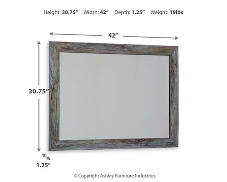 Baystorm Gray Bedroom Mirror (Mirror Only) from Ashley - Luna Furniture