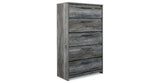 Baystorm Gray Full Panel Headboard Bed. Dresser, Mirror, Chest and Nightstand from Ashley - Luna Furniture