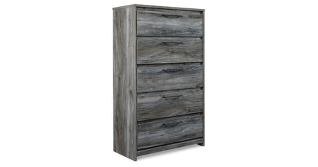 Baystorm Gray Full Panel Headboard Bed. Dresser, Mirror, Chest and Nightstand from Ashley - Luna Furniture