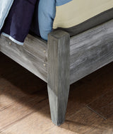 Baystorm Gray LED Panel Bedroom Set from Ashley Furniture - Luna Furniture