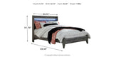 Baystorm Smoky Gray Queen Panel Bed and Chest from Ashley - Luna Furniture