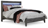 Baystorm Smoky Gray Queen Panel Bed and Chest from Ashley - Luna Furniture
