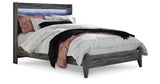 Baystorm Smoky Gray Queen Panel Bed and Chest from Ashley - Luna Furniture