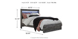 Baystorm Queen Panel Storage Bed, Dresser and Chest from Ashley - Luna Furniture