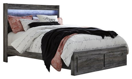 Baystorm Gray Queen Panel Storage Bed, Dresser and Nightstand from Ashley - Luna Furniture