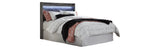 Baystorm Queen Panel Headboard Bed with Dresser in Gray from Ashley Furniture - Luna Furniture
