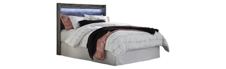 Baystorm Gray Queen Panel Headboard, Dresser, Mirror, Chest and Nightstand from Ashley - Luna Furniture
