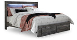 Baystorm King Panel Storage Bed, Chest and 2 Nightstands from Ashley - Luna Furniture