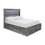 Baystorm Gray Full Panel Storage Bed, Dresser and Nightstand from Ashley - Luna Furniture