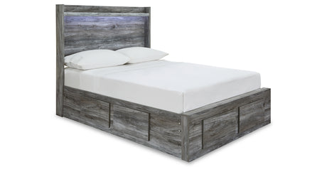 Baystorm Full Panel Storage Bed and Nightstand from Ashley - Luna Furniture
