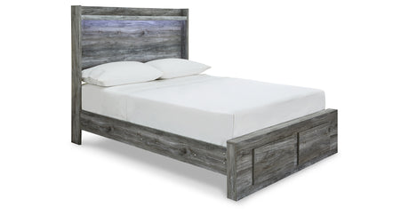 Baystorm Full Panel Storage Bed and Nightstand from Ashley Furniture - Luna Furniture