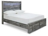 Baystorm Gray LED Storage Youth Platform Bedroom Set from Ashley Furniture - Luna Furniture