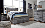 Baystorm Gray LED Storage Youth Platform Bedroom Set with 6 Drawers from Ashley Furniture - Luna Furniture