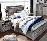 Baystorm Gray LED Storage Youth Platform Bedroom Set with 6 Drawers from Ashley Furniture - Luna Furniture