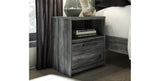 Baystorm Gray Twin Panel Headboard Bed, Dresser, Mirror and Nightstand from Ashley Furniture - Luna Furniture