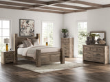 Rusticott Brown Poster Panel Bedroom Set
