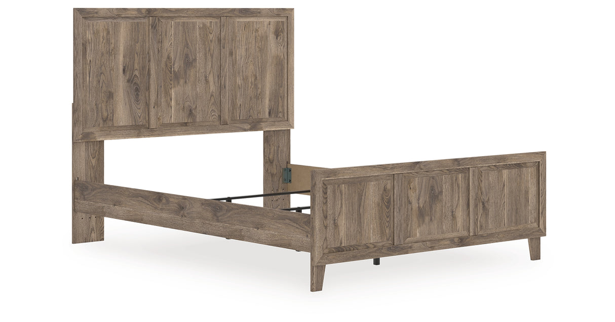 Rusticott Brown Queen Panel Bed from Ashley - Luna Furniture