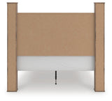 Rusticott Brown Queen Poster Bed, Dresser and Mirror from Ashley Furniture - Luna Furniture