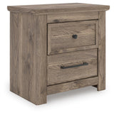 Rusticott Brown Queen Poster Bed, Dresser, Mirror and Nightstand from Ashley - Luna Furniture