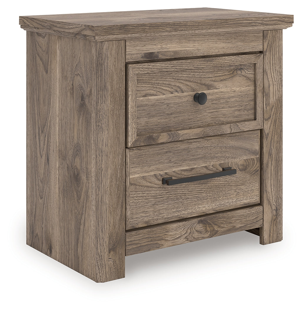 Rusticott Brown Queen Poster Bed, Dresser and Nightstand from Ashley - Luna Furniture