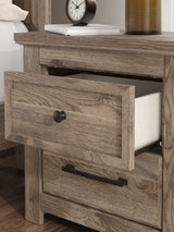 Rusticott Brown Two Drawer Nightstand from Ashley - Luna Furniture