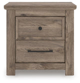 Rusticott Brown Queen Poster Bed, Dresser, Mirror and Nightstand from Ashley - Luna Furniture