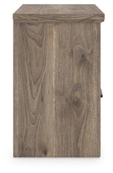 Rusticott Brown Queen Poster Bed, Dresser, Mirror and Nightstand from Ashley - Luna Furniture