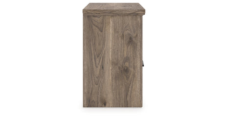 Rusticott Brown Two Drawer Nightstand from Ashley - Luna Furniture