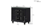 Armany Black Velvet Upholstered Bedroom Set from Crown Mark - Luna Furniture