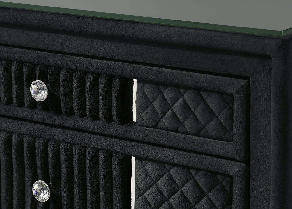 Armany Black Chest from Crown Mark - Luna Furniture