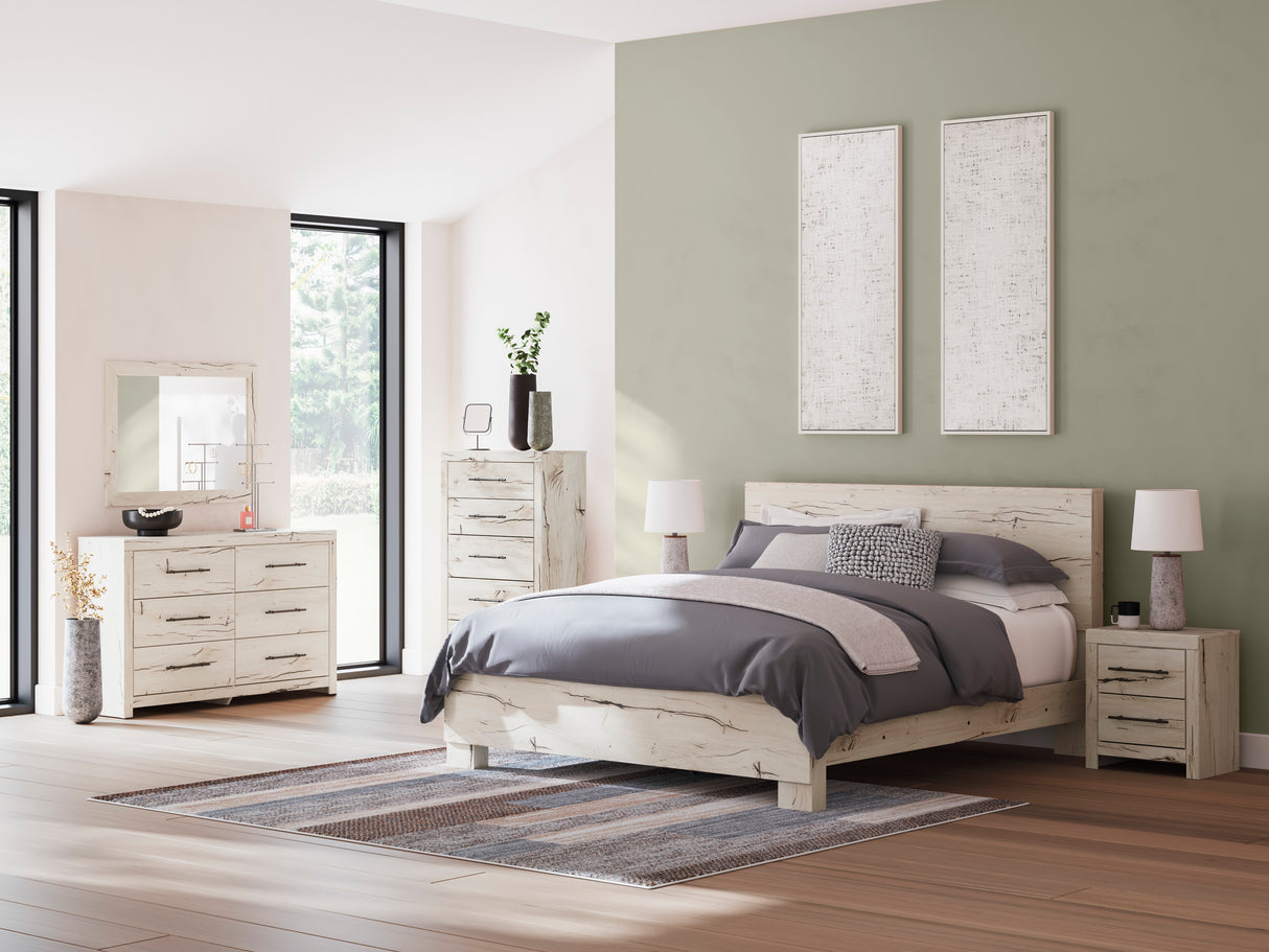 Lawroy Light Natural Panel Bedroom Set from Ashley Furniture - Luna Furniture