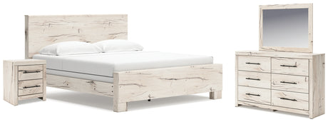 Lawroy Light Natural Panel Bedroom Set from Ashley Furniture - Luna Furniture