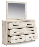 Lawroy Queen Panel Storage Bed, Dresser, Mirror, Chest and Nightstand from Ashley - Luna Furniture