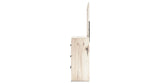 Lawroy King Panel Headboard with Mirrored Dresser and Chest in Light Natural from Ashley - Luna Furniture