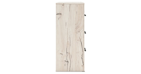 Lawroy Full Panel Bed with Dresser in Light Natural from Ashley - Luna Furniture