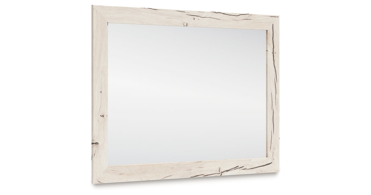 Lawroy Light Natural Bedroom Mirror (Mirror Only) from Ashley Furniture - Luna Furniture