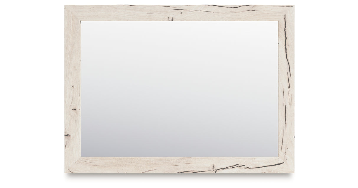 Lawroy Light Natural Bedroom Mirror (Mirror Only) from Ashley Furniture - Luna Furniture